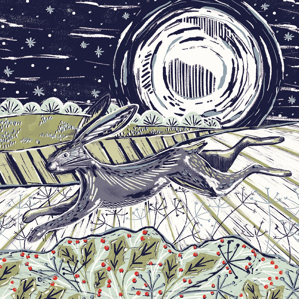 Moonlight Hare Eight Cards