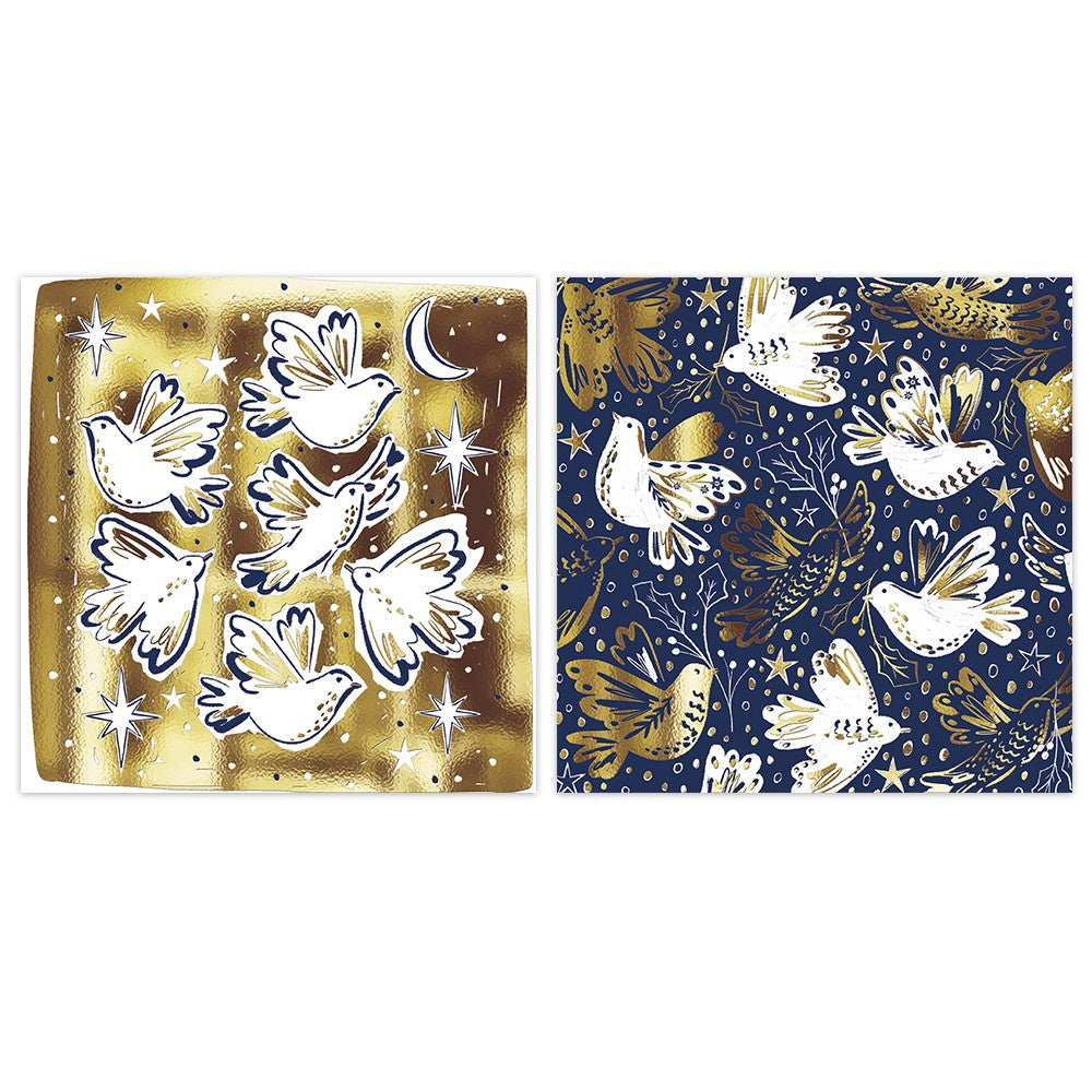 Multi Doves Eight Cards