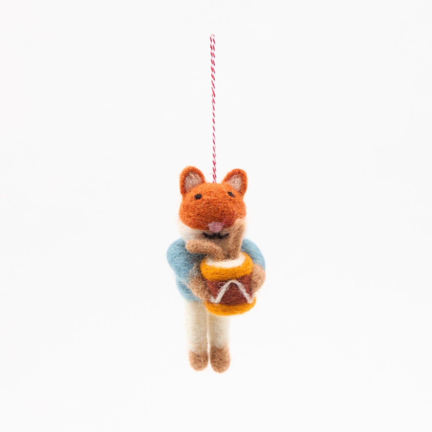 Fox with Drum Decoration