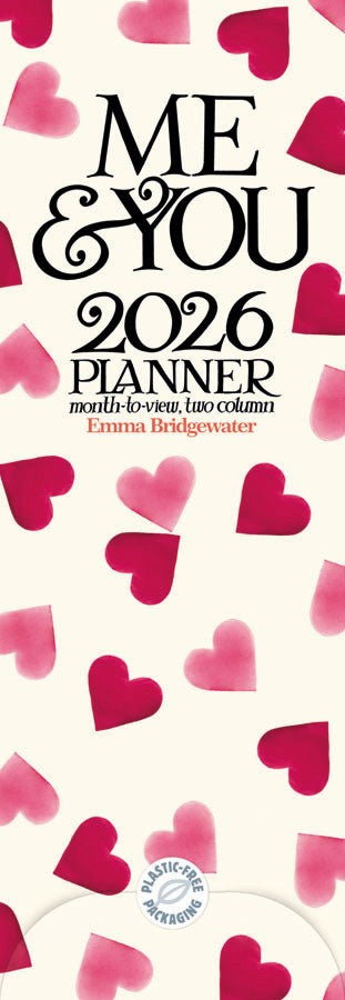 Emma Bridgewater Me & You Slim Calendar 2026