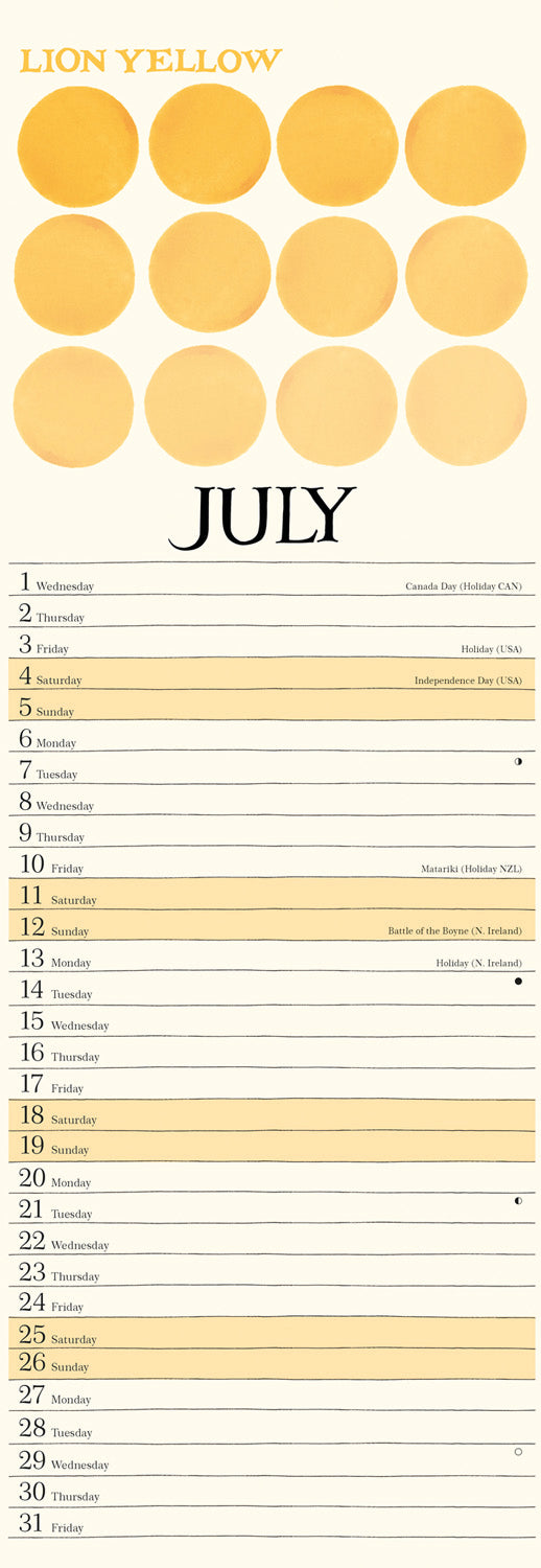 Emma Bridgewater Slim Calendar 2026