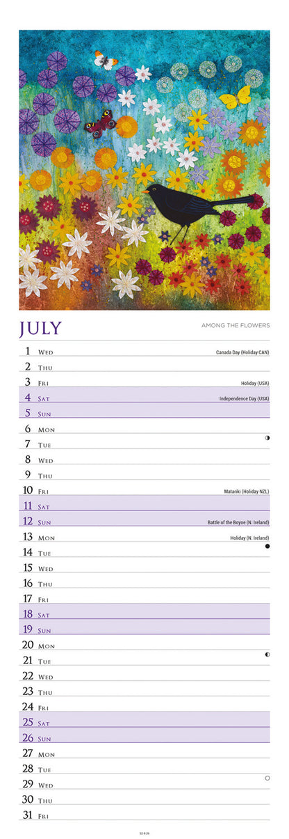 Country Days Slim Calendar 2026