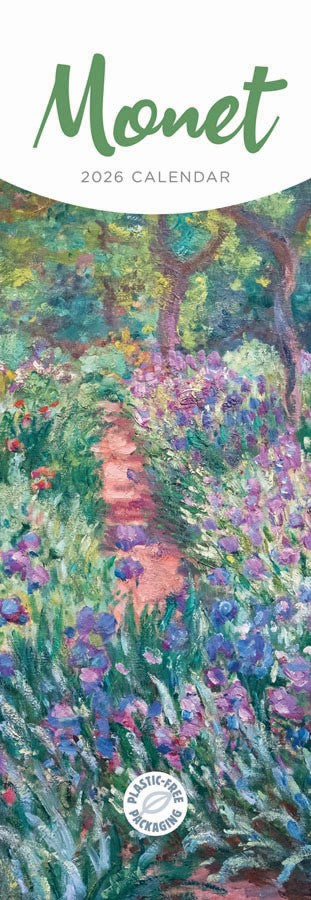 Monet Slim Calendar 2026