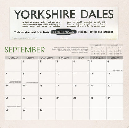 Oxfam Railway Wall Calendar 2026