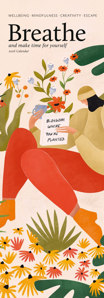 Oxfam Breathe Slim Calendar 2026