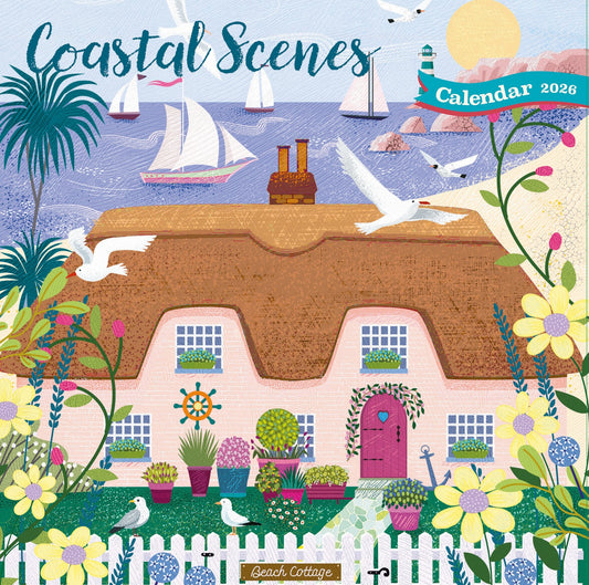 Oxfam Coastal Scenes Wall Calendar 2026