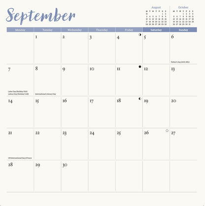 Oxfam Coastal Scenes Wall Calendar 2026