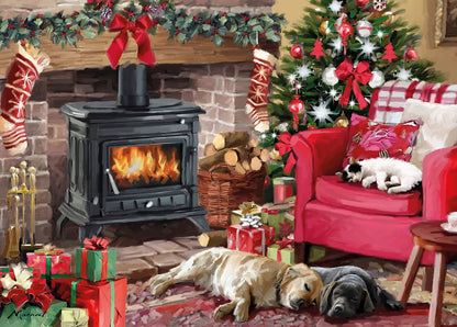 Fireside Snuggles 1000 Piece Jigsaw