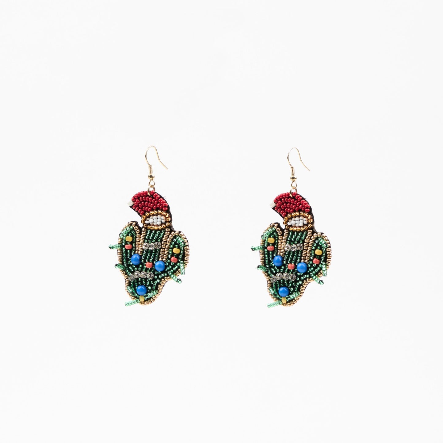 Christmas Cactus Earrings