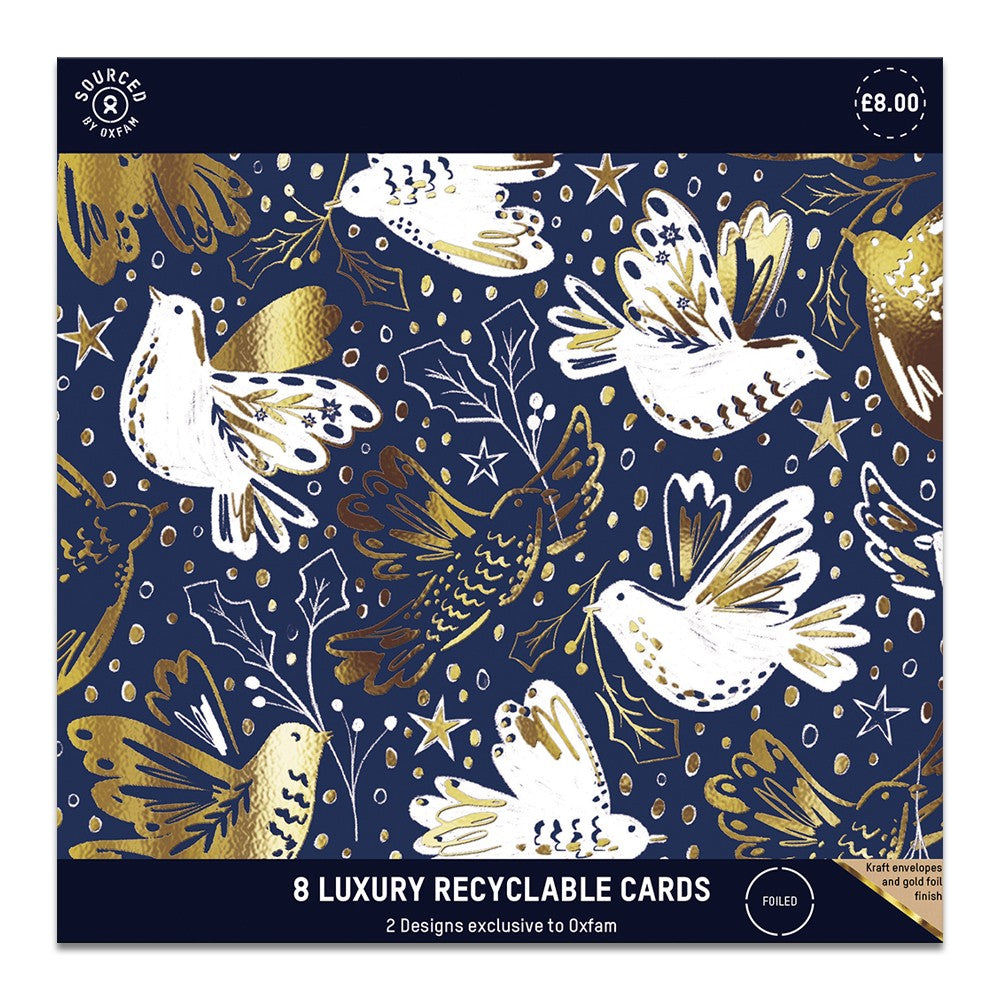 Multi Doves Eight Cards