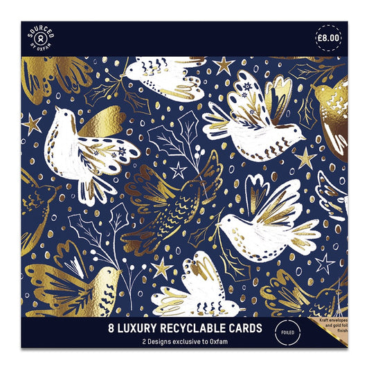 Multi Doves Eight Cards