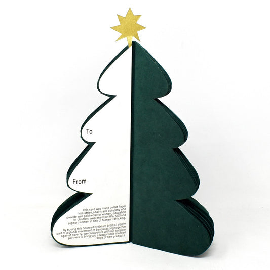 Fair Trade Honeycomb Tree Card