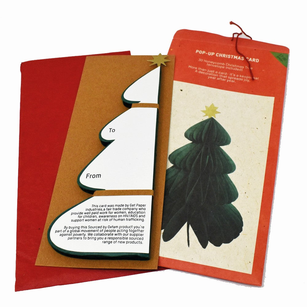 Fair Trade Honeycomb Tree Card