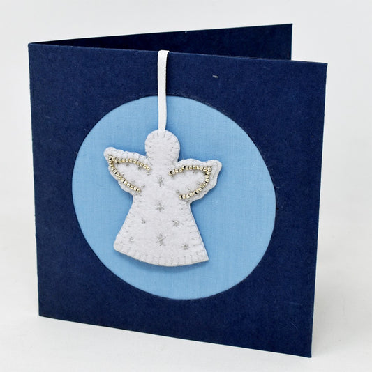Fair Trade  Angel Decoration Christmas Card