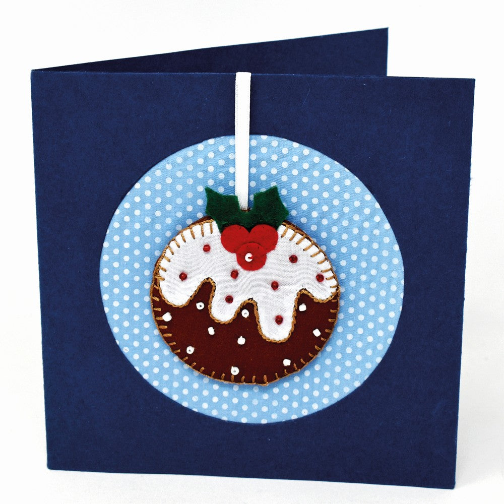 Fair Trade  Pudding  Decoration Christmas Card