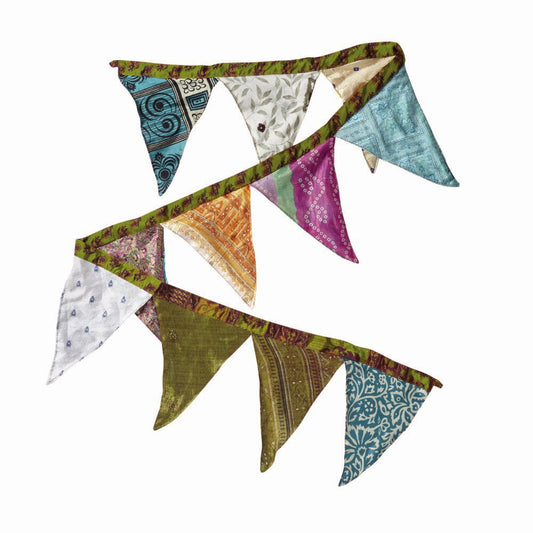 Recycled Sari Bunting
