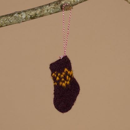 Fairisle Knit Sock Decoration