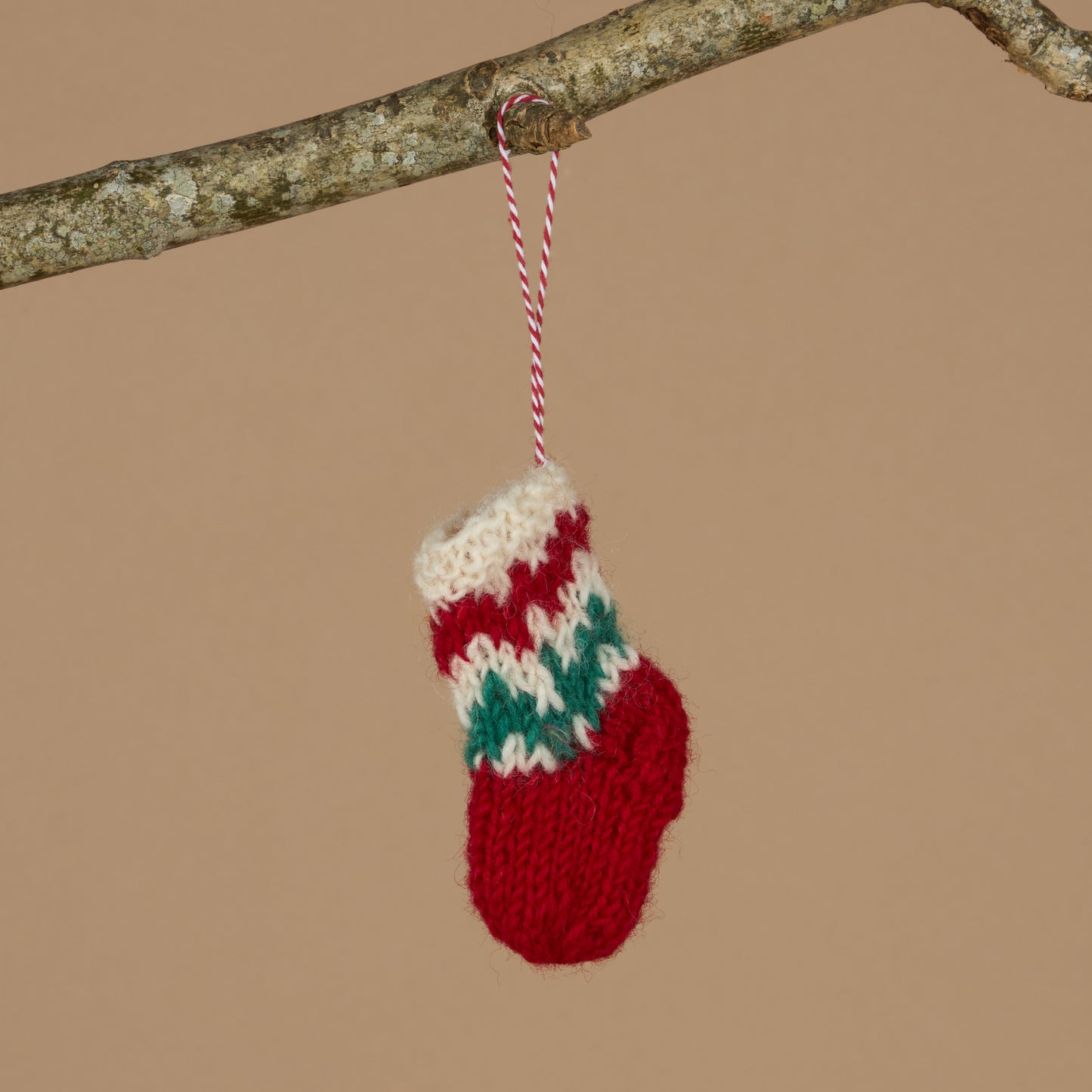 Fairisle Knit Sock Decoration