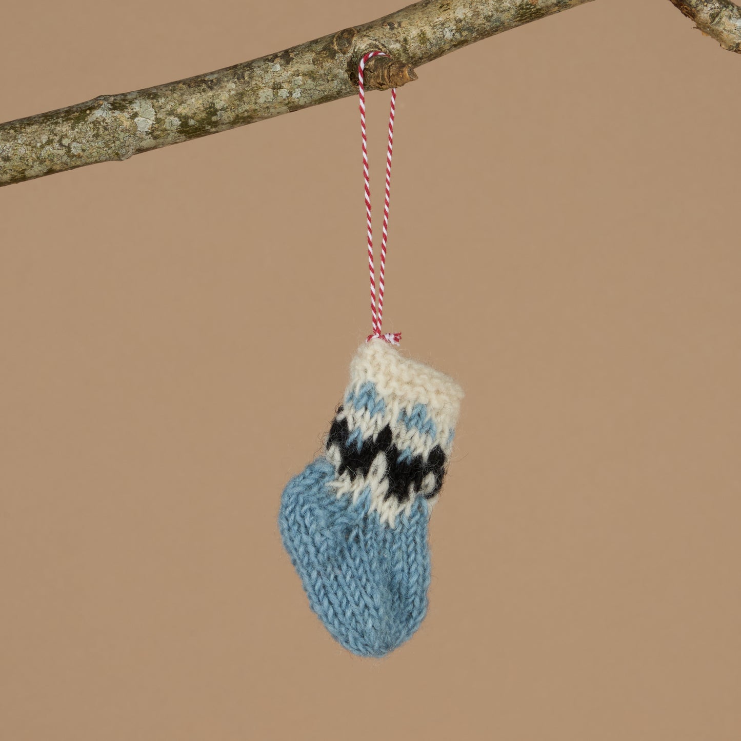 Fairisle Knit Sock Decoration