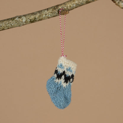 Fairisle Knit Sock Decoration
