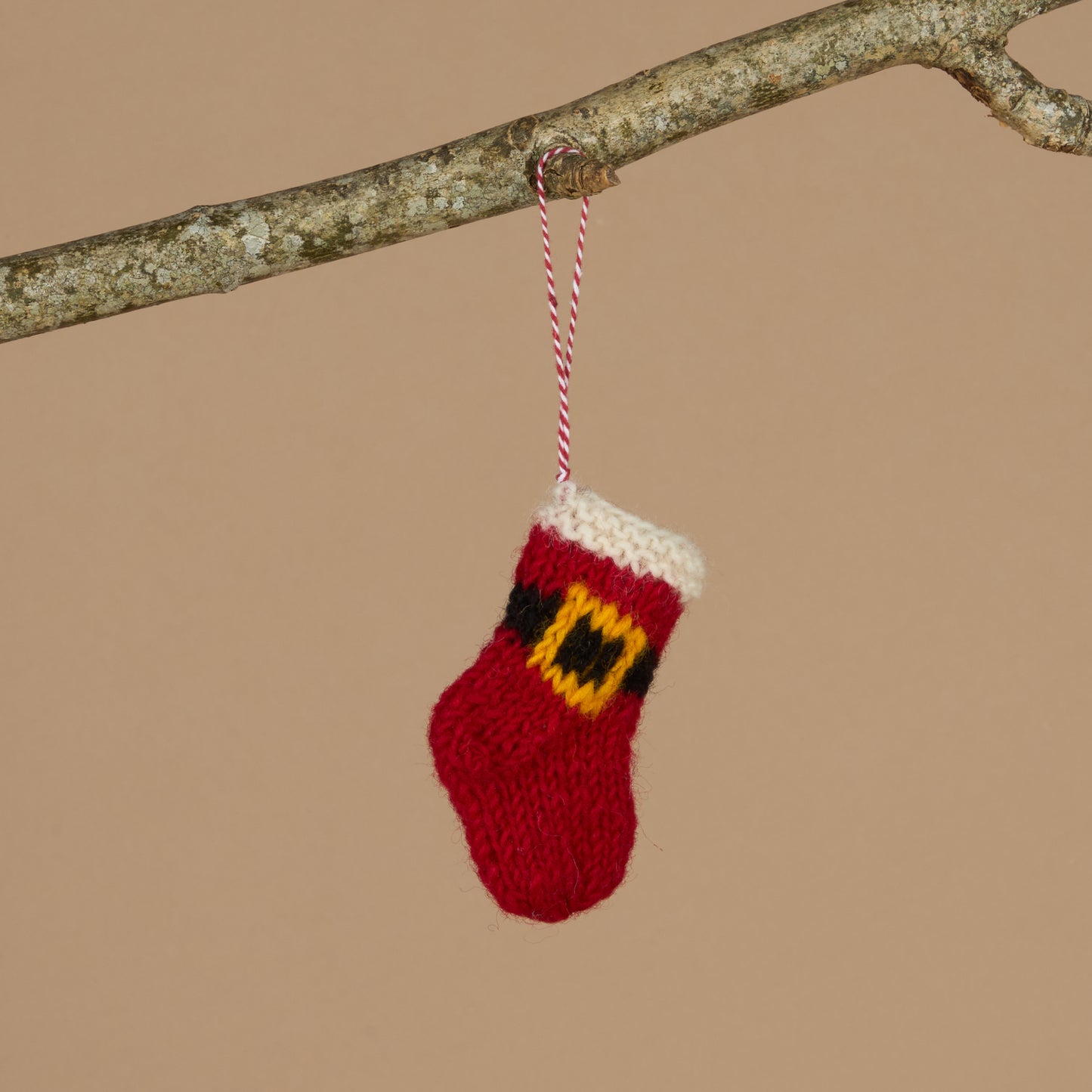 Fairisle Knit Sock Decoration