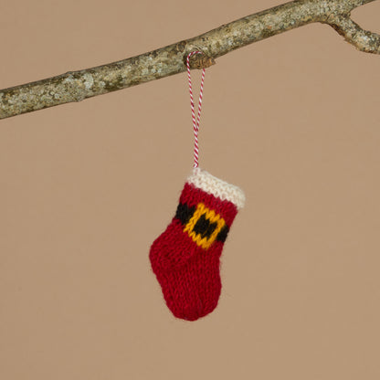 Fairisle Knit Sock Decoration